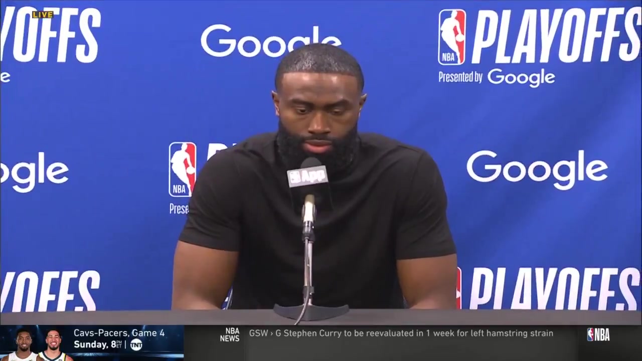 杰倫布朗不是1場2場3場想擊敗我們你得贏我們4場