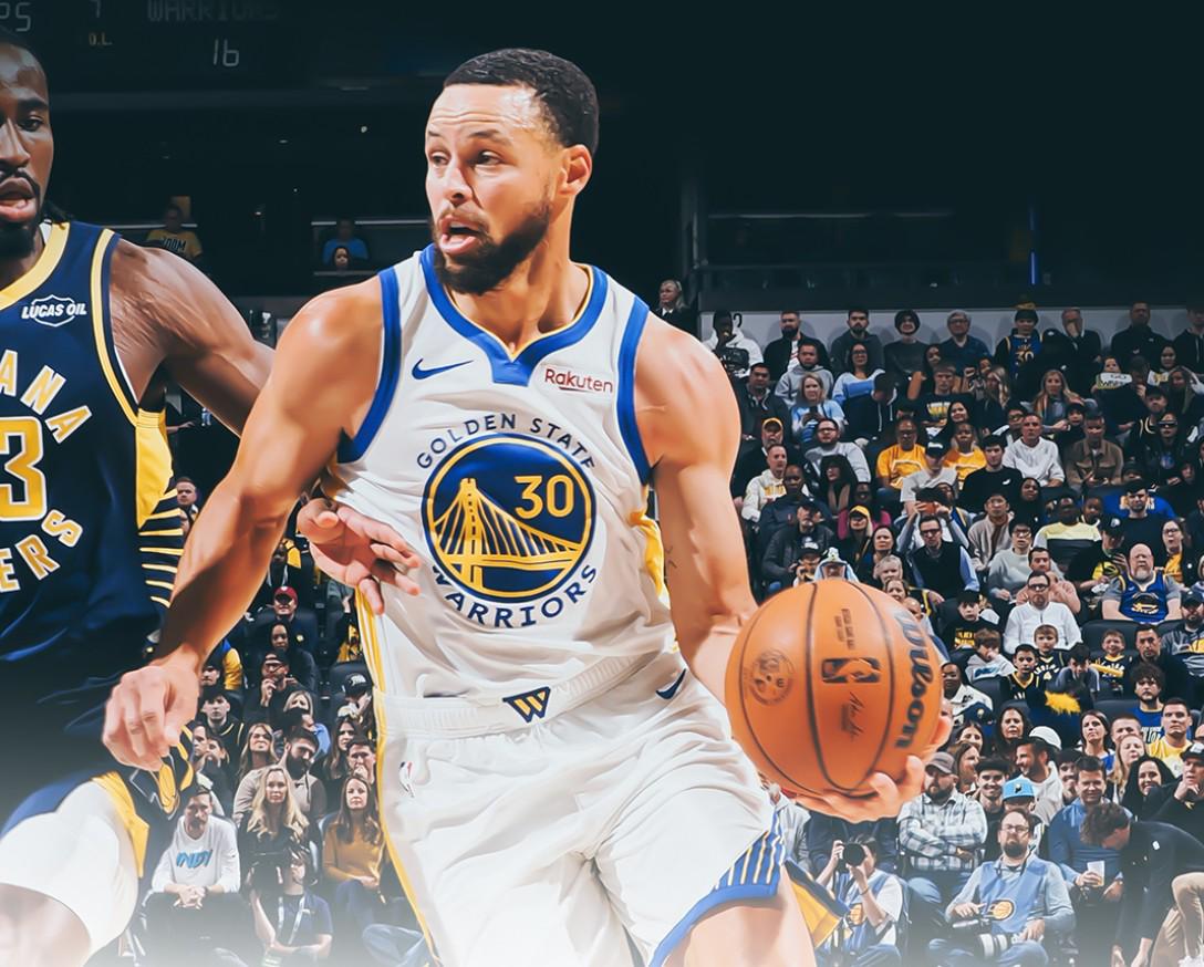 庫(kù)里23投8中拿下24分5次失誤 三分球16投4中 正負(fù)值全場(chǎng)最低-21