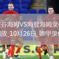 10月26日德甲第8輪霍芬海姆vs海登海姆全場(chǎng)錄像