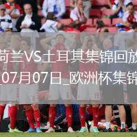 07月07日歐洲杯1/4決賽荷蘭vs土耳其精彩片段