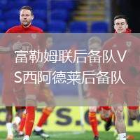 富勒姆聯(lián)后備隊(duì)VS西阿德萊后備隊(duì)